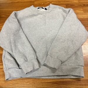 Lands' End Women's Gray Sweatshirt